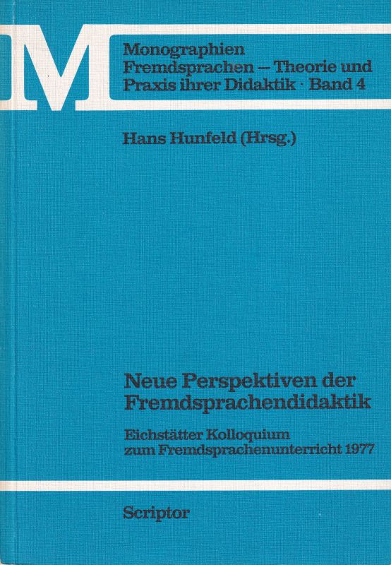 Hunfeld,Hans (Hsg.)  Neue Perspektiven der Fremdsprachendidaktik 
