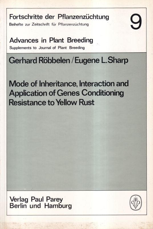 Röbbelen,Gerhard+Eugene L.,Sharp  Mode of Inheritance,Interaction and Application of Genes Conditioning  
