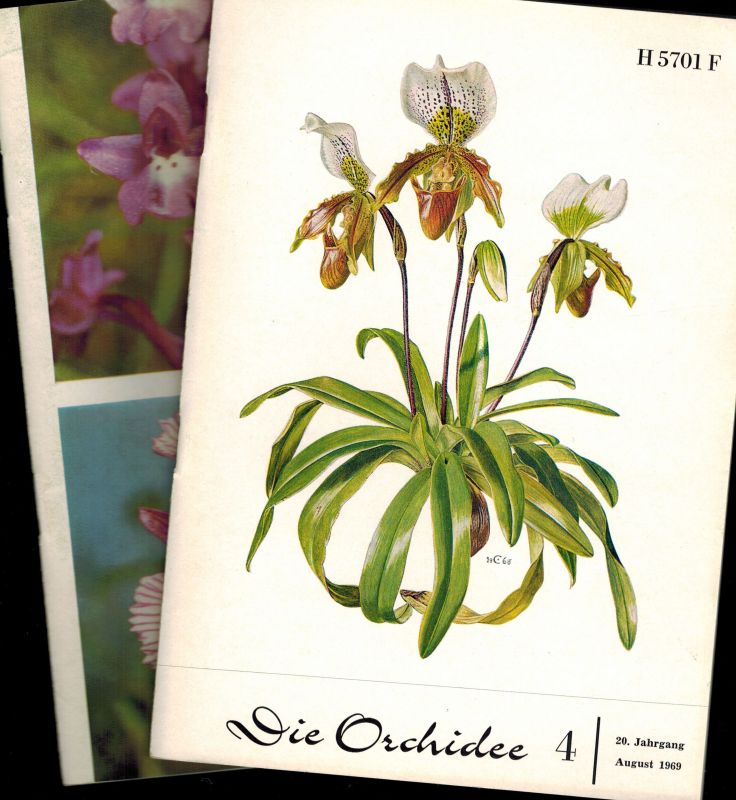 Die Orchidee  Die Orchidee 20.Jahrgang 1969 Heft 1 bis 6 (6 Hefte) 