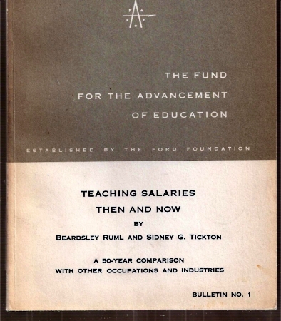Ruml,Beardsley+Sidney G.Tickton  Teaching Salaries Then and Now 
