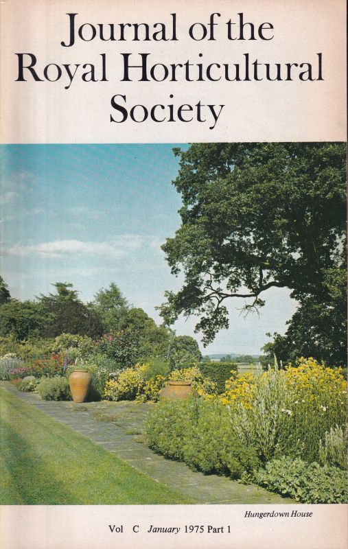 The Royal Horticultural Society  Journal of The Royal Horticultural Society Volume C,1975 