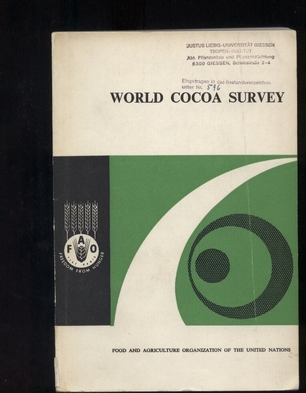 Krug,C.A.+E.Quartey-Papafio  World Cocoa Survey 