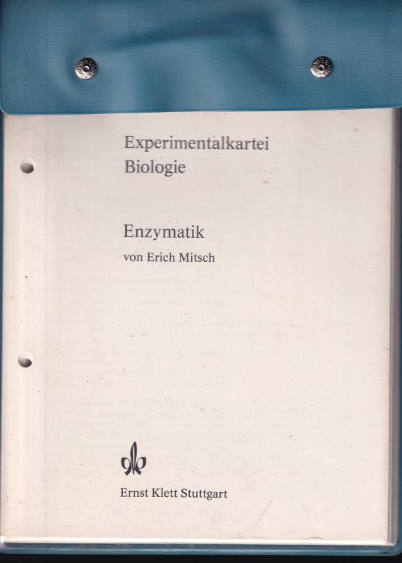 Mitsch,Erich  Experimentalkartei Biologie Enzymatik 