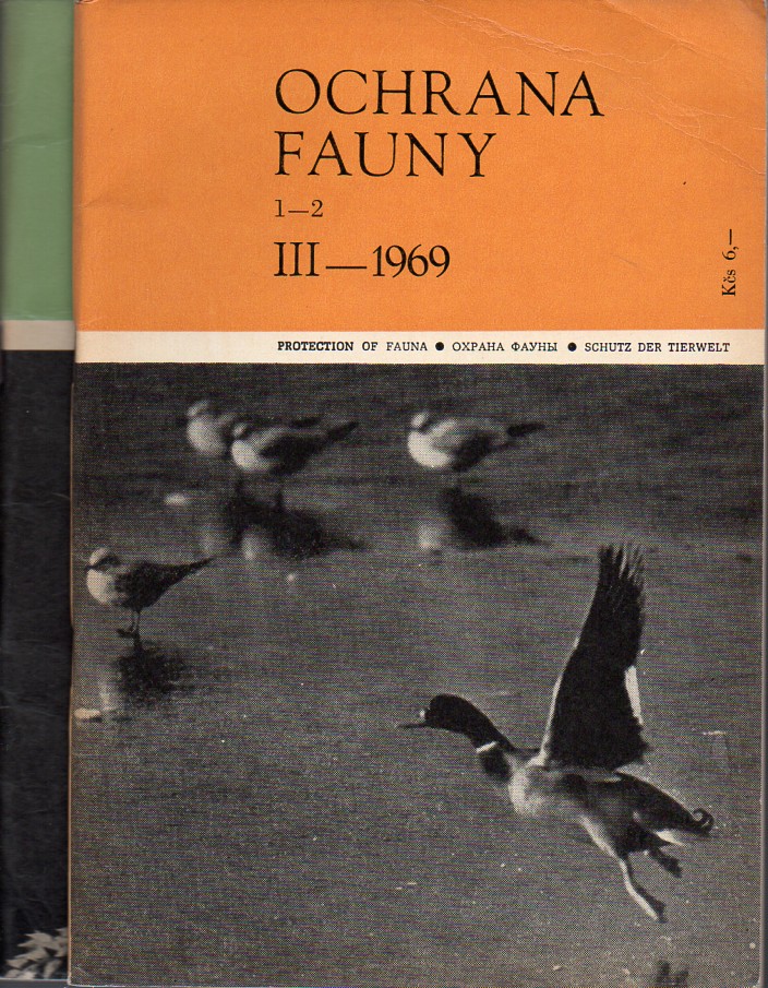 Ochrana Fauny  Ochrana Fauny Volume III 1969 Hefte 1-2 und 3-4 (2 Hefte) 