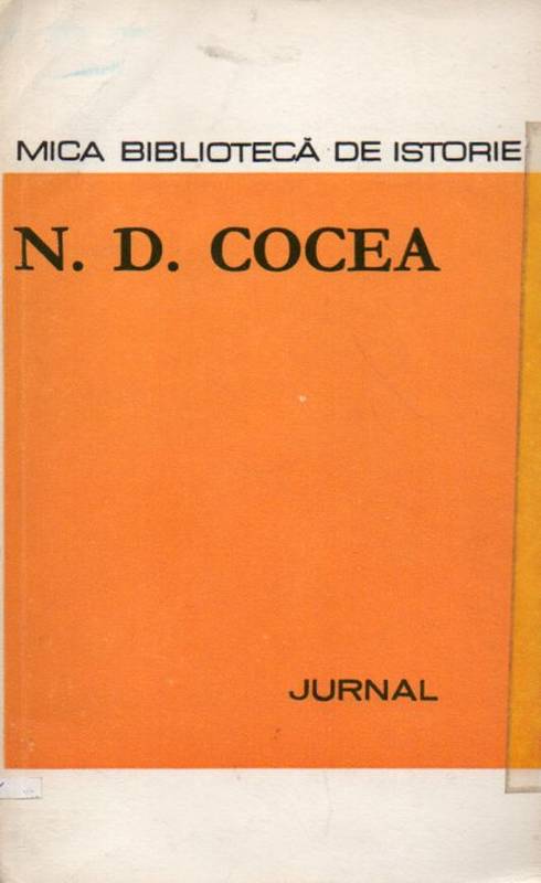 Institutul de Studie Istorice  N.D. Cocea Jurnal 