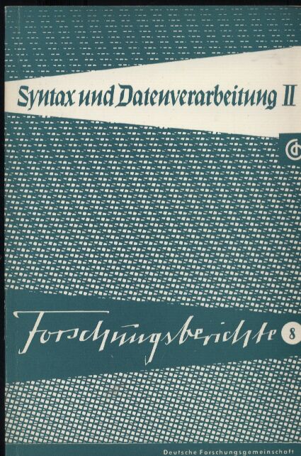 Detering,Klaus+Herbert Pilch  Zweites Kolloquium über Syntax natürlicher Sprachen und 