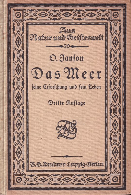 Janson,Otto  Das Meer.Seine Erforschung und sein Leben(Aus Natur und 
