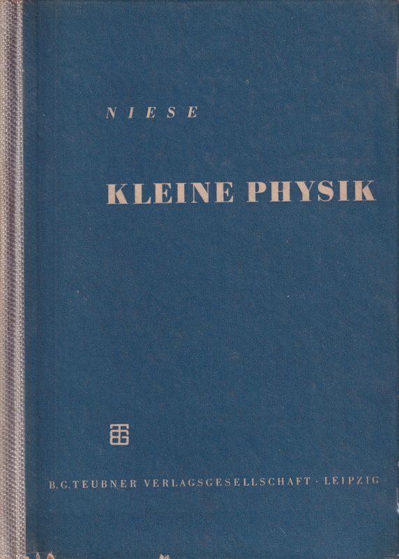 Niese,Gerhard  Kleine Physik 