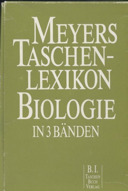 Meyers Taschenlexikon  Biologie in drei Bänden im Schuber 