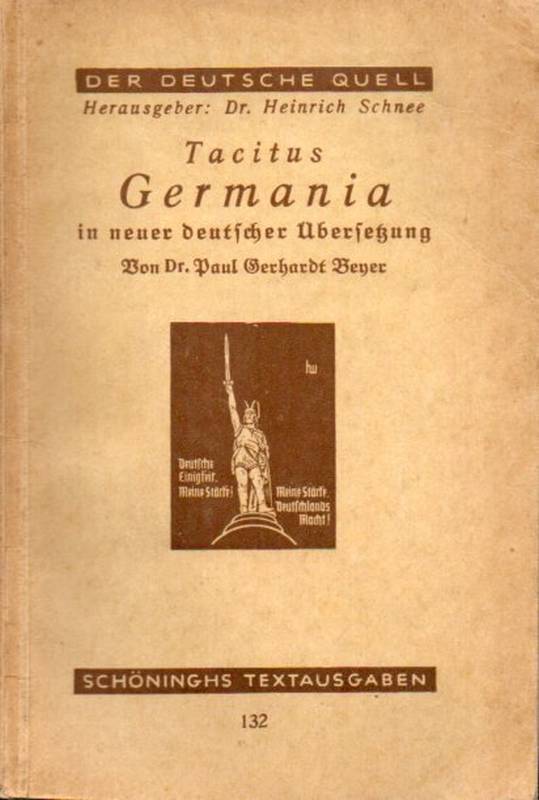 Berger,Paul Gerhardt  Die Germania des Tacitus 