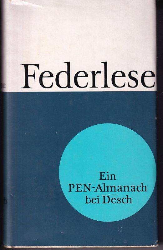 Reifenberg,Benno und Wolfgang Weyrauch (Hsg.)  Federlese 