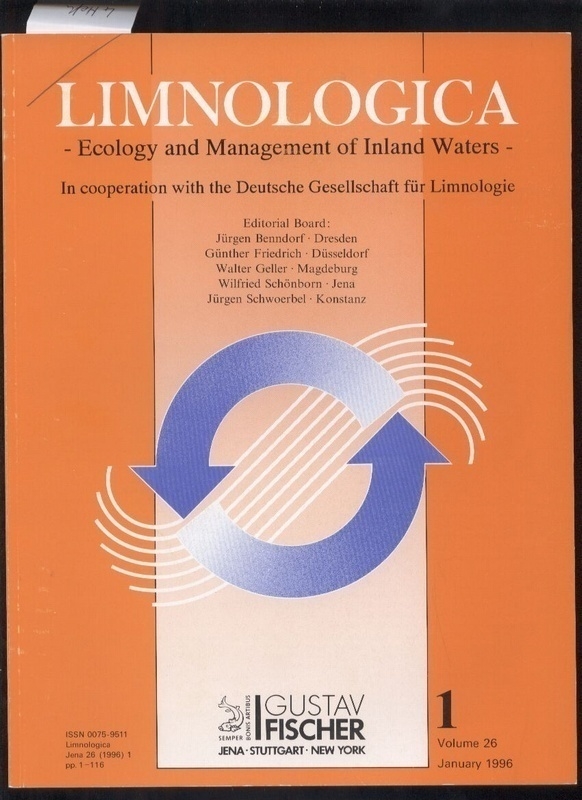 Limnologica  Volume 26. Heft 1-4. 1996 (4 Hefte) 