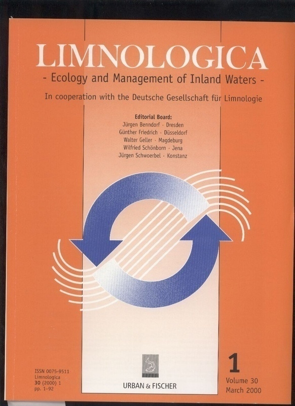Limnologica  Volume 30. Heft 1-4. 2000 (4 Hefte) 