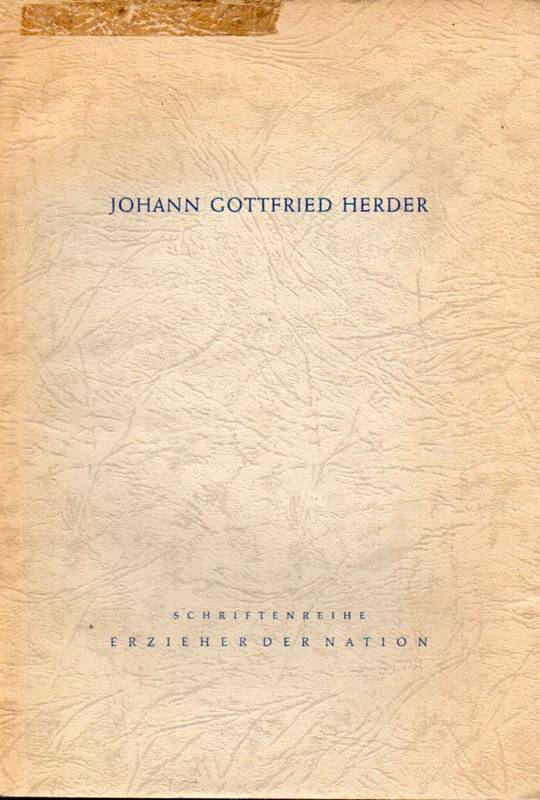 Herder,Johann Gottfried  Briefe zur Beförderung der Humanität 