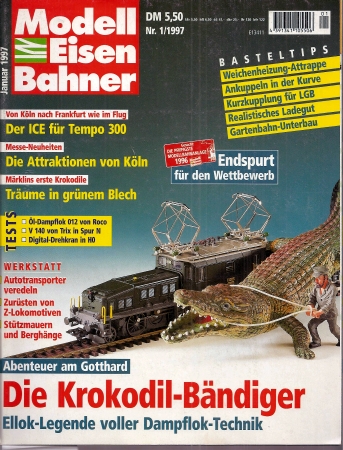 Modelleisenbahner  Modelleisenbahner Jahr 1997,Heft Januar (1 Heft) 