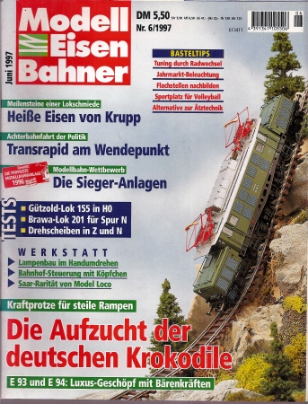 Modelleisenbahner  Modelleisenbahner Nr.6. Juni 1997 