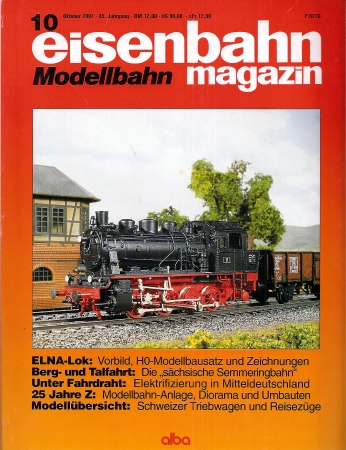 eisenbahn Modellbahn magazin  35.Jahrgang, Heft Nr.10. Oktober 1997 