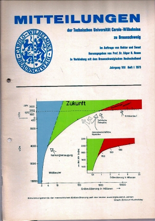 Braunschweigischer Hochschulbund  Jahrgang VIII, Heft I bis III, 1973 (3 Hefte) 