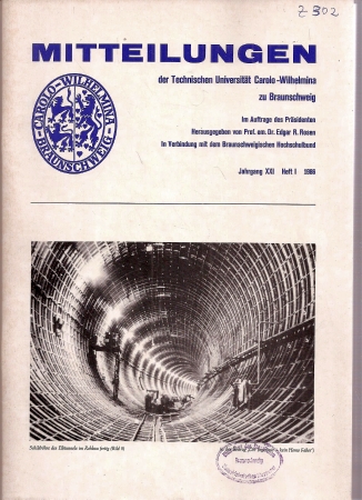 Braunschweigischer Hochschulbund  Jahrgang XXI, Heft I und II, 1986 (2 Hefte) 