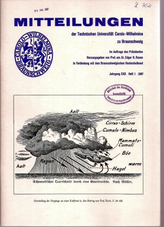 Braunschweigischer Hochschulbund  Jahrgang XXII, Heft I und II, 1987 (2 Hefte) 