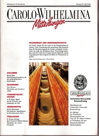 Braunschweigischer Hochschulbund  Jahrgang XXV, Heft I und II, 1990 (2 Hefte) 