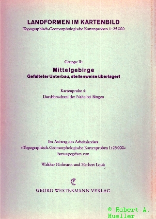 Hofmann,Walther und Herber Louis (Hsg.)  Landformen im Kartenbild Gruppe II: Mittelgebirge Gefalteter Unterbau 