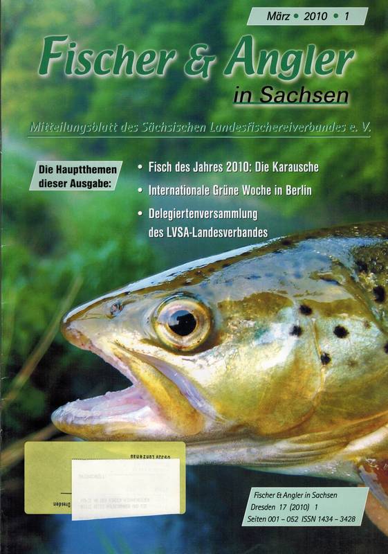 Fischer & Angler in Sachsen  Fischer & Angler in Sachsen Band 17, 2010 Hefte 1 bis 4 (4 Hefte) 