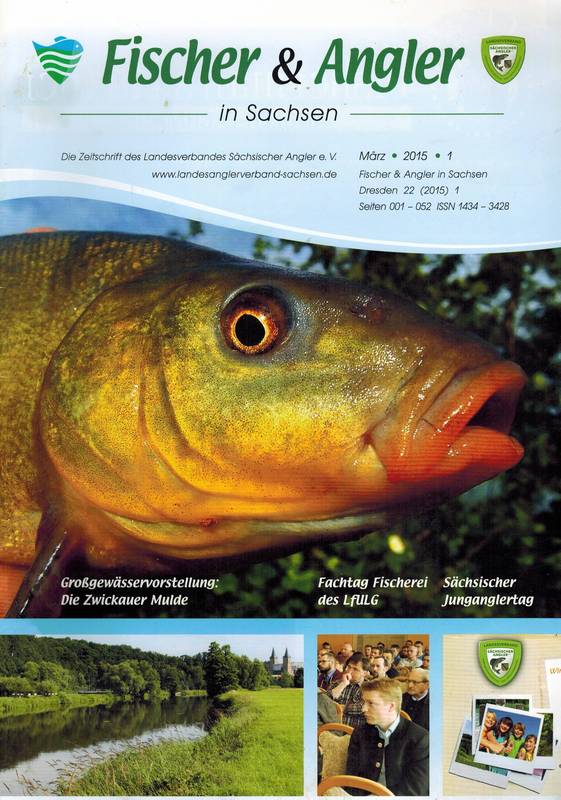 Fischer & Angler in Sachsen  Fischer & Angler in Sachsen Band 22, 2015 Hefte 1 bis 4 (4 Hefte) 