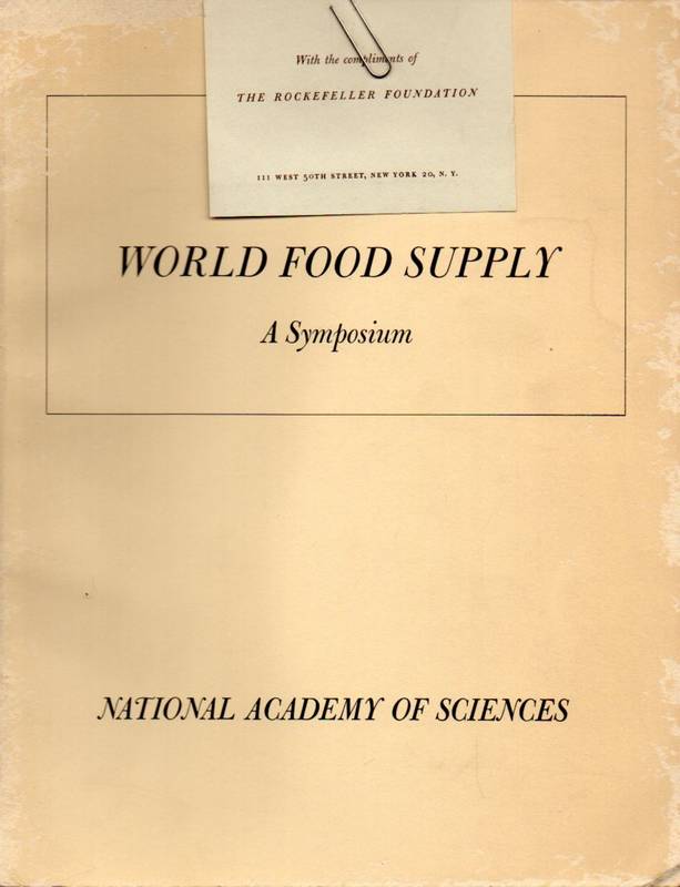 Harrar,J.George  Prospects of the World Food Supply 