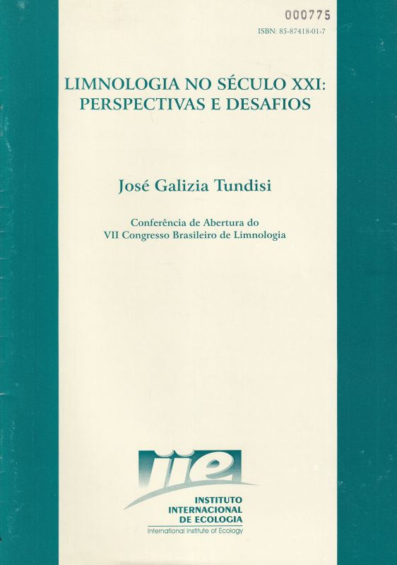 Tundisi,José Galizia  Limnologia no Seculo XXI: Perspectivas e Desafios 