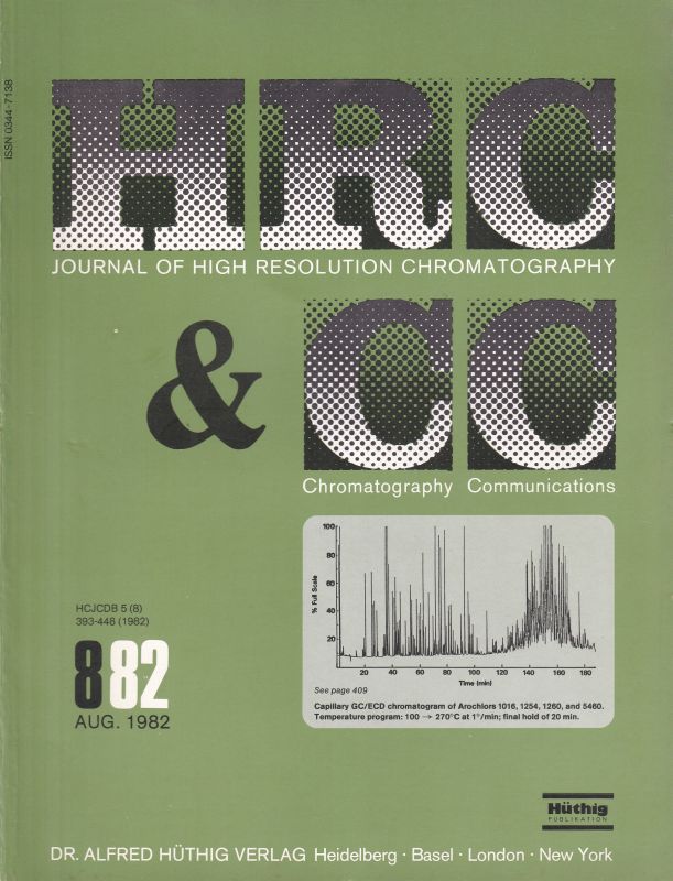 HRC Journal of High Resolution Chromatography  HRC Journal of High Resolution Chromatography Volume 5 Heft 8 (1982) 