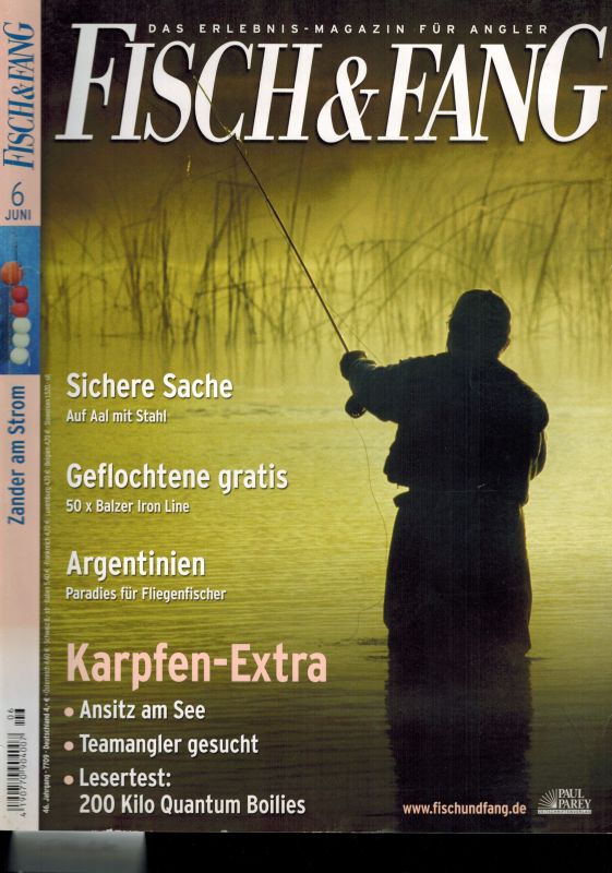 Fisch & Fang  Fisch & Fang 46.Jahrgang 2005 Heft 6 bis 10 und 12 (6 Hefte) 