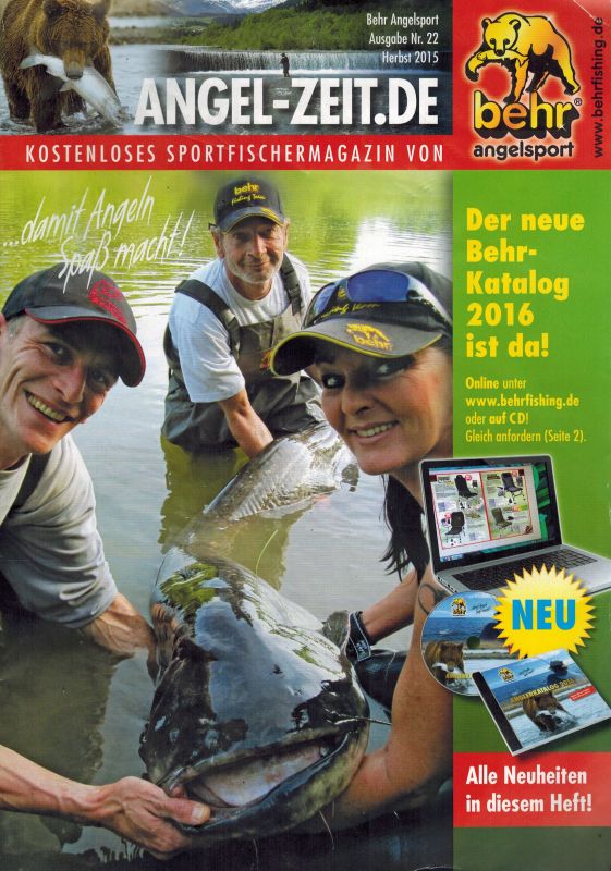 Behr Angelsport GmbH  Angel-Zeit.de Ausgabe Nr. 18 bis 22 (5 Hefte) 