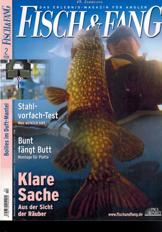 Fisch & Fang  Fisch & Fang 49.Jahrgang 2008 Heft 1 bis 12 (12 Hefte) 