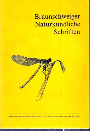 Braunschweiger Naturkundliche Schriften  Jahrgang 6, Heft 4.2003 