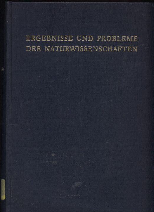 Bavink,Bernhard  Ergebnisse und Probleme der Naturwissenschaften 