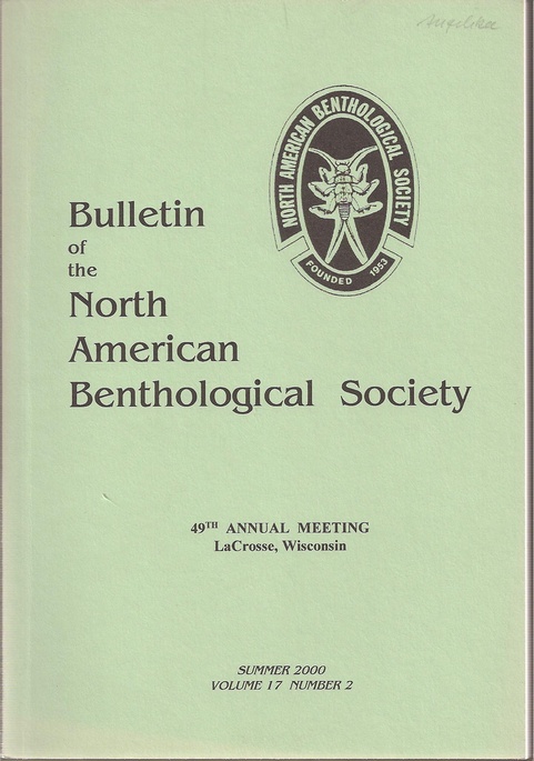 North American Benthological Society  49th Annual Meeting LaCrosse,Wisconsin 