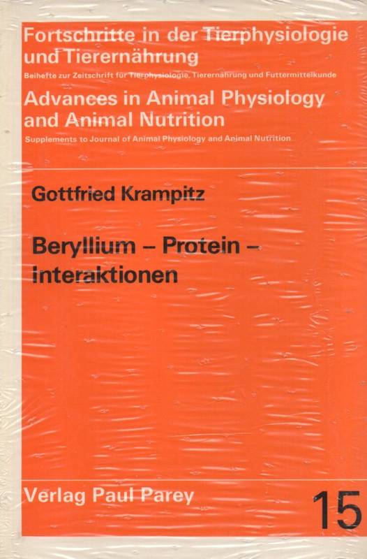 Krampitz,Gottfried  Beryllium - Protein - Interaktionen 