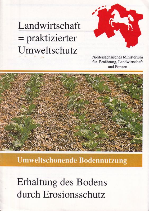 Niedersächsisches Ministerium für Ernährung  Erhaltung des Bodens durch Erosionsschutz 
