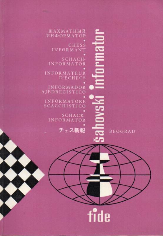 Schach-Informator  Schach-Informator 35 I-VI 1983 