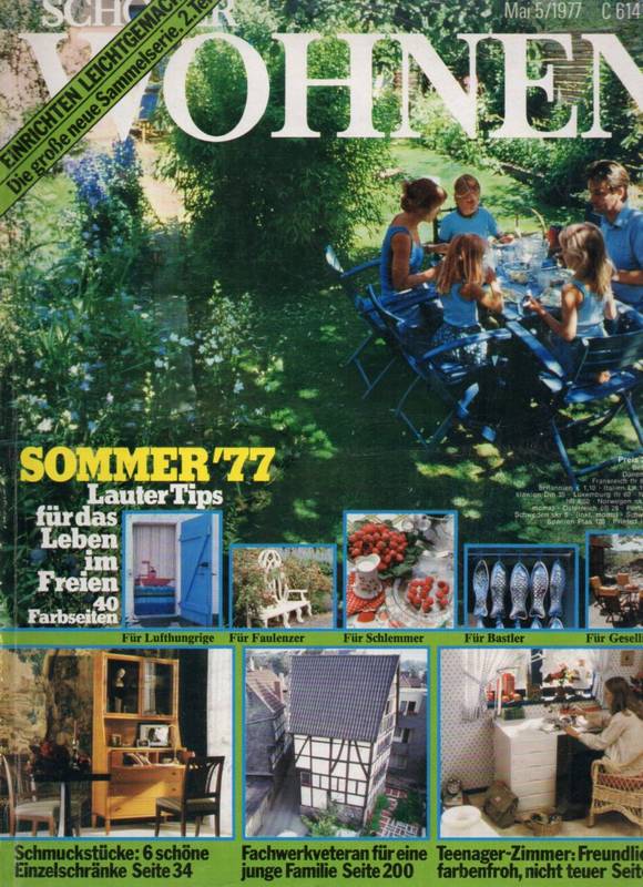 Schöner Wohnen  Schöner Wohnen Heft 5 Mai 1977 