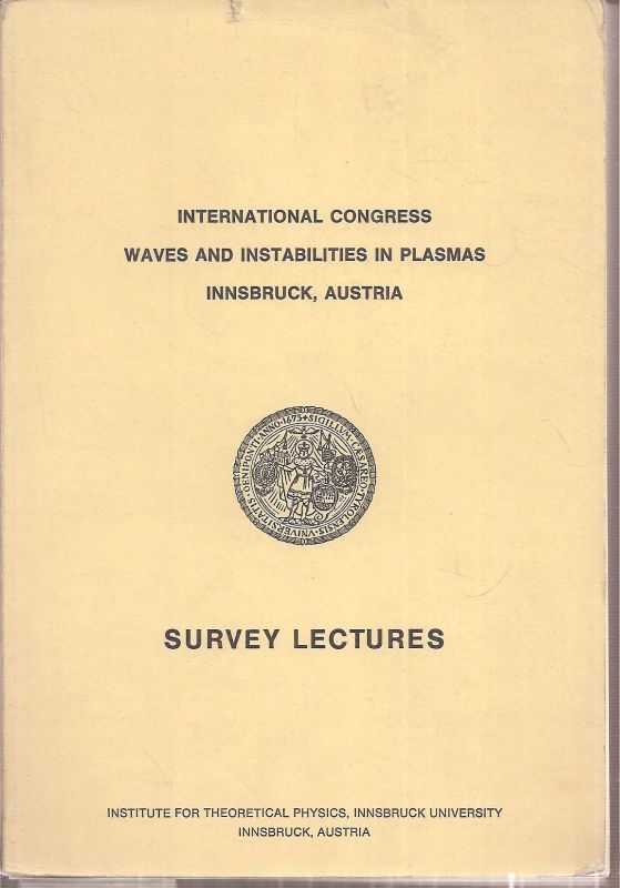 Auer,G.+F.Cap  International Congress Waves and instabilities in plasmas 