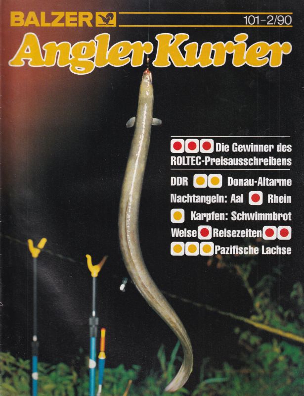 Balzer  Angler Kurier Nr. 100 - 1/90 und Nr. 101 - 2/90 (2 Hefte) 