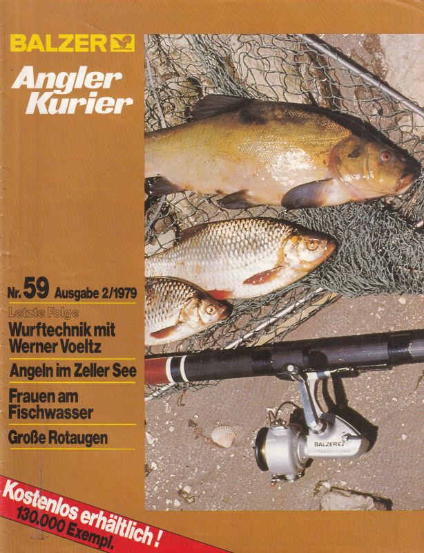 Balzer  Angler Kurier Nr. 59 - 2/79 und Nr. 60 - 3/79 (2 Hefte) 