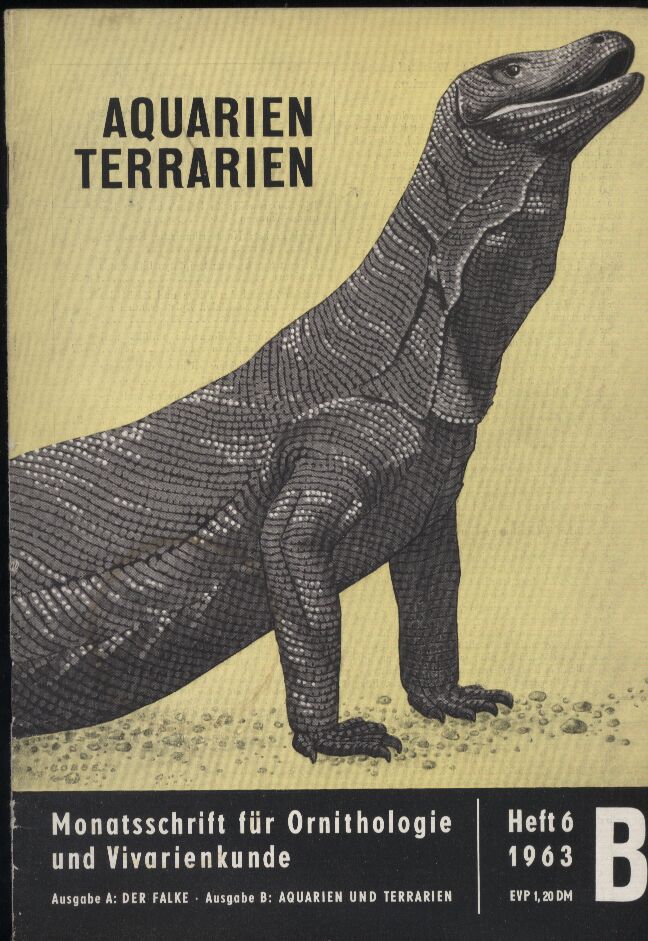 Aquarien Terrarien  Heft 6,Jahr 1963 