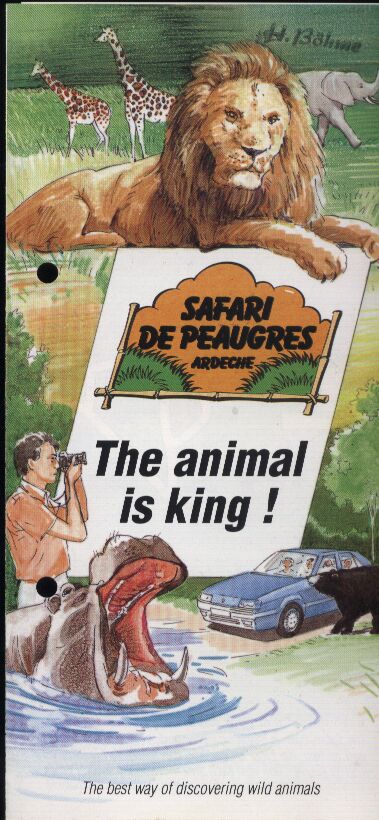 Peaugres-Zoo  Safari de Peaugres.The animal is king! 