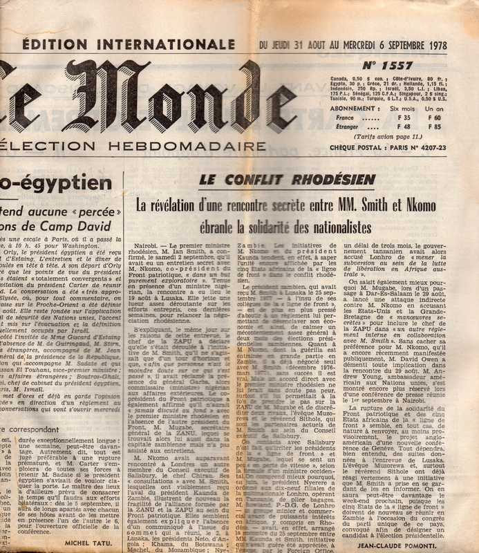 Le Monde  Le Monde Selection Hebdomadaire No. 1557 Du Jeudi 31 Aout au 
