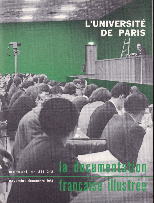 La Documentation Francaise Illustree  L'Universite de Paris 
