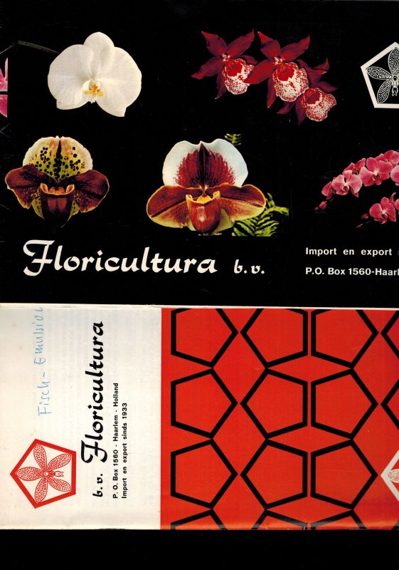 Floricultura b.v.  Gartenbaukatalog 1975 und 1977 (2 Teile) 