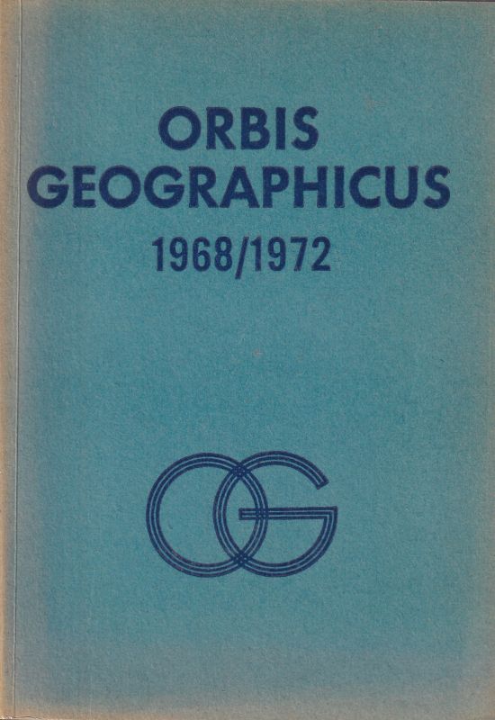 Geographisches Taschenbuch 1968/72  Orbis Geographicus 1968/72 Teil I - Gesellschaften,Institute 